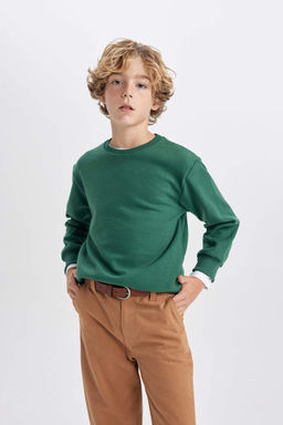 Толстовка из ткани Selanik с круглым вырезом для мальчиков