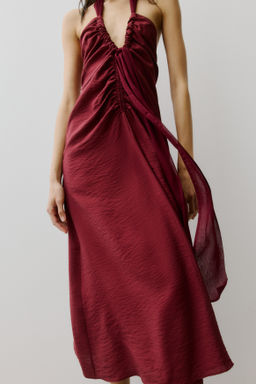 Vestido halter de sat?n - H&m фото 2