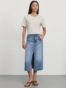 Базовая футболка из хлопка / Zarina  фото 2