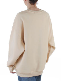 5012-1 BEIGE Свитшот женский (100% хлопок)