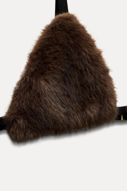 LIMITED EDITION FAUX FUR BRALETTE - Zara фото 4