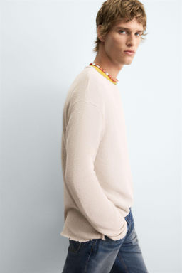 TEXTURED KNIT SWEATER - Zara фото 6
