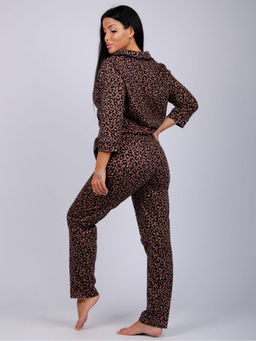 Пижама "Классика" лео шоколад, трикотаж