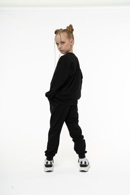 Костюм детский черный тедди байкер