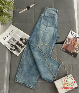 Джинсы багги с высокой посадкой - Bruno фото 2