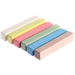 Цена за 8 шт. Мелки цветные школьные 6 шт. «Щенячий патруль», прямоугольные