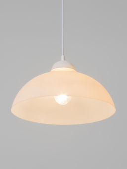 Светильник подвесной «Хоста», 1×15 Вт, Е27, 29×29×13(74) см, белый