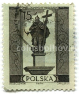 Марка Сигизмунд III 1955 год Польша