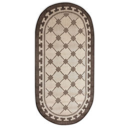 Ковер Циновка, овальный, 100х200 см