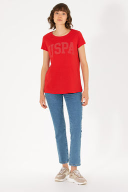Женская красная футболка Basic - U.s. polo assn фото 16