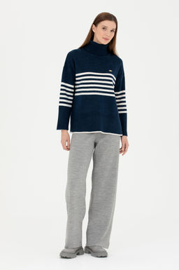 Женский темно-синий свитер - U.s. polo assn фото 11