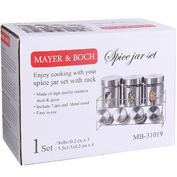 31019 Набор специй и приправ 8 предметов (16 специи внутри) MB (х6) - Mayer&boch фото 4