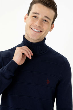 U. S. Polo Assn Мужской темно-синий свитер - U.s. polo assn фото 2