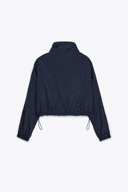 CROPPED JACKET WITH SIDE STRIPES - Zara фото 6