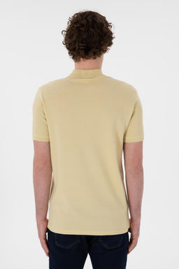 Erkek Slim Fit Polo Yaka A__k Haki Basic Ti__rt Sepette S_rpriz _ndirim - U.s. polo assn фото 5