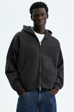 Chaqueta sudadera con cremallera Oversized Fit - H&m фото 3