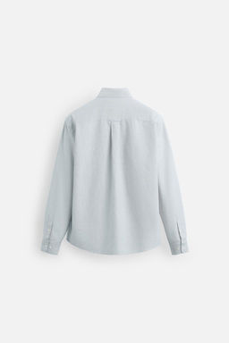 STRIPED OXFORD SHIRT - Zara фото 8