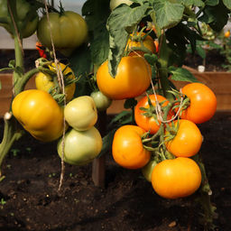 Томат ЯНТАРНЫЙ МЁД Весь увешан плодами! Находка для гурмана! Крупные, мясистые, золотисто-янтарные плоды! Медовый аромат! - Уральский дачник фото 2