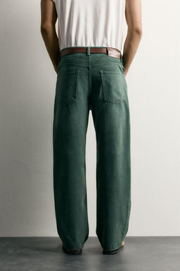 JEANS RELAXED FIT PLANCHADO / Botella - Zara фото 3