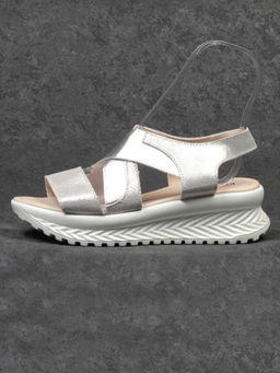 08-PED92-4 SILVER Босоножки (натуральная кожа) - Фабричный китай фото 13