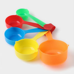 Набор мерных ёмкостей Доляна Блеск, 5 шт: 30 мл, 60 мл, 80 мл, 125 мл, 250 мл фото 3