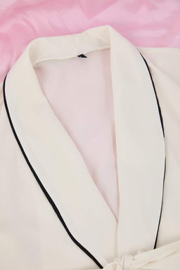 Trendyolmilla Bej Kusakl? Biye Detayl? Kruvaze Viskon Hamile Dokuma Pijama Tak?m? THMAW22PT1109  фото 52