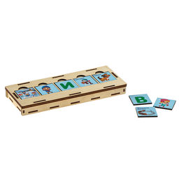 Развивающая игрушка Помоги зайке составить предложения - Лесная мастерская фото 13