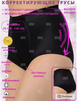 Т090 трусы черный