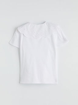 Bebe Yaka K?z ?ocuk Poplin G?mlek