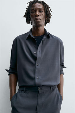 FLOWING RELAXED FIT SHIRT - Zara фото 5