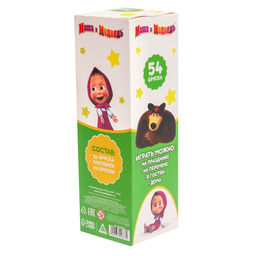 Игра падающая башня, Маша и Медведь, 54 бруска фото 10