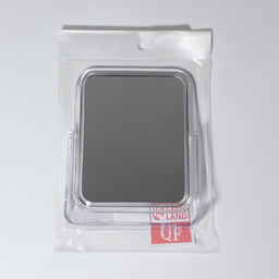 Зеркало настольное, с увеличением х2, двустороннее, 13.5×17.5 см, (10.5×14 см), МИКС