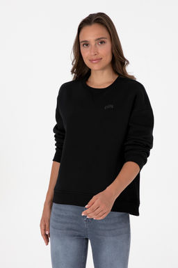 Kad_n Siyah _ardonlu Bisiklet Yaka Basic Sweatsh_rt Sepette S_rpriz _ndirim - U.s. polo assn фото 3