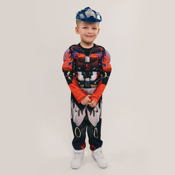 Карнавальный костюм «Мега-киборг», рост 122–128 см, комбинезон, маска