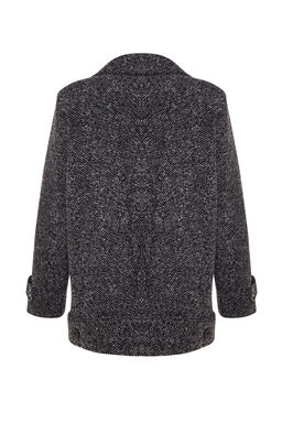 Trendyolmilla Kahverengi Oversize Genis Kesim K?rc?ll? Kase Kaban TWOAW24KB00176  фото 12