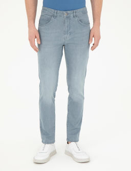 A__k Mavi Slim Fit Jean Pantolon