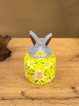 Шкатулка «Заяц», 9×9×16 см, дерево