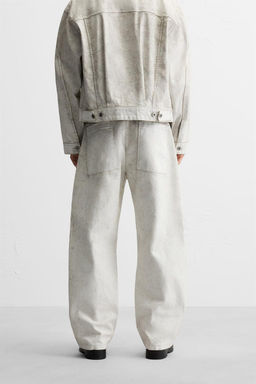 LIMITED EDITION WAXED TROUSERS - Zara фото 3
