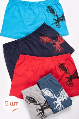Трусы-боксеры для мальчика 5 шт. Happy Fox