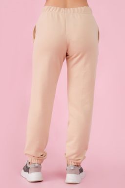 Брюки трикотажные хлопковые бежевые - Odis фото 10