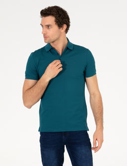 Z_mr_t Polo Yaka Slim Fit Basic Merserize T-shirt
