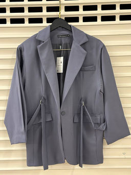 Пиджак оверсайз с завязками, Артикул: 135771