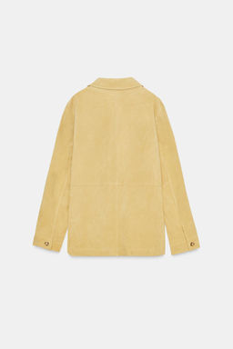 100% SUEDE LEATHER JACKET - Zara фото 6