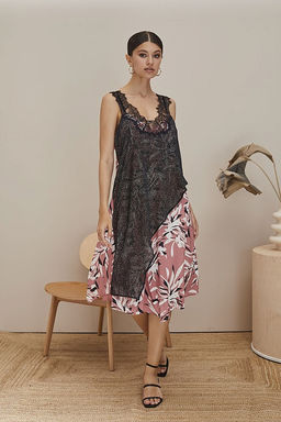 Сарафан 61694-2 Цветочный принт