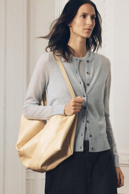FINE KNIT WOOL AND ALPACA BLEND CARDIGAN - Zara фото 4