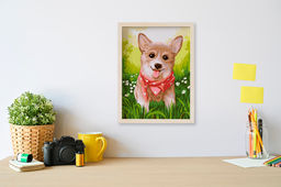 ФРЕЯ PKZ/PM-058 Набор для раскрашивания по номерам (на картоне) 40 х 30 см Корги в бандане