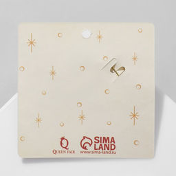 Брошь Клевер друза, цвет светло-зелёный в золоте - Queen fair фото 4