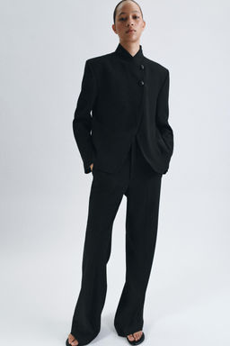 ZW COLLECTION HIGH-WAIST WIDE-LEG TROUSERS - Zara фото 13