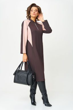 Платье Aira Style 24427 Шоколадный