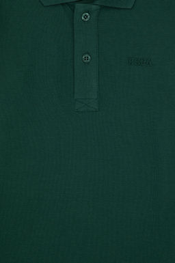 Erkek _ocuk Koyu Ye_il Basic Polo Yaka Sweatshirt Sepette S_rpriz _ndirim - U.s. polo assn фото 3